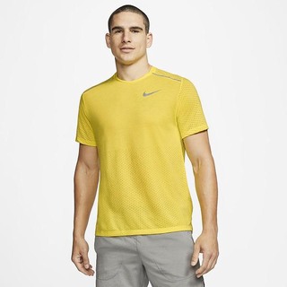 Top Nike Rise 365 Maneca Scurta Running Barbati Galbeni | VMPN-31692